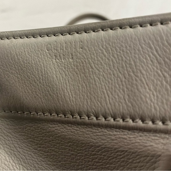 White Celine Medium Luggage Phantom Tote Soft Grained Calfskin - Picture 4 of 13